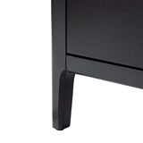 Floriana Modern 3-Drawer Nightstand  with Marble Top & USB Ports Spacious Storage