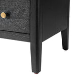 Andrea Modern 3-Drawer Nightstand with USB/Type-C Outlet Bedside Storage