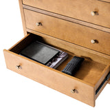 Andrea Modern 3-Drawer Nightstand with USB/Type-C Outlet Bedside Storage