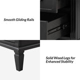 Galatea 2 - Drawer Solid Wood Nightstand Chest(Optional Types)