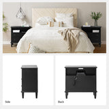 Galatea 2 - Drawer Solid Wood Nightstand Chest(Optional Types)