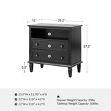 Galatea 2 - Drawer Solid Wood Nightstand Chest(Optional Types)