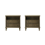Galatea 2 - Drawer Solid Wood Nightstand Chest(Optional Types)