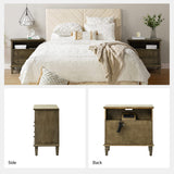 Galatea 2 - Drawer Solid Wood Nightstand Chest(Optional Types)