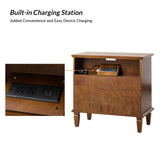 Galatea 2 - Drawer Solid Wood Nightstand Chest(Optional Types)