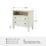 Galatea 2 - Drawer Solid Wood Nightstand Chest(Optional Types)