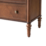 Derk Fluted Fronts Transitional Nightstand and End Table with Drawers and USB/Type-C Outlets