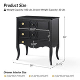 Thelma 3 - Drawer Nightstand with Built-In Outlets(Optional Types)