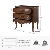 Thelma 3 - Drawer Nightstand with Built-In Outlets(Optional Types)