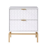 Rodolfo 25" Tall 2-Drawer Nightstand