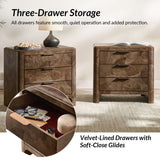 Rutilus Night Stand-BROWN