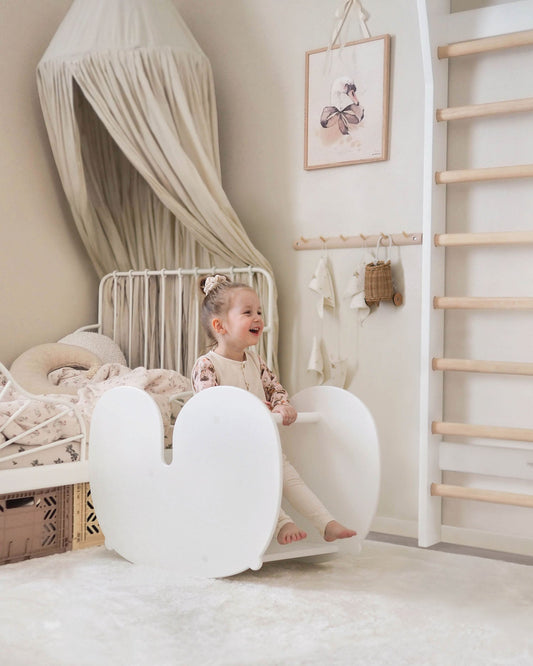 NUPPU rocking horse | white