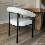 New York Modern Boucle Upholstered Dining Chair (Set of 6)