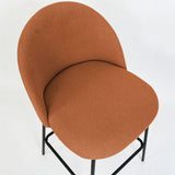 Nano 25'' Upholstered Low Back Counter Stool (Set of 2)