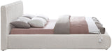 Nash Contemporary Boucle Fabric Bed with Deep Channel Tufting for Luxurious Bedroom Style