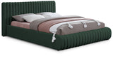 Nash Contemporary Boucle Fabric Bed with Deep Channel Tufting for Luxurious Bedroom Style