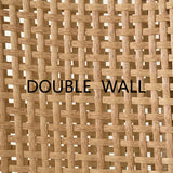 Dwen & Nice 46" Round Rattan & Beige Dining Set for 4 (5-Piece)