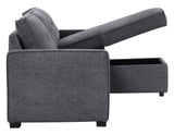 Noah Flippable, Convertible Storage Sleeper Chofa, Gray