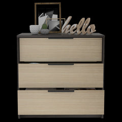 Kaia 3 Drawers Dresser, Superior Top