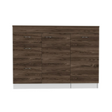 Grecia Kitchen Base Cabinet with Spacious Countertop, Three Storage Drawers, Flexible Interior Cabinet with Shelves and Modern Space-Saving Design for Organizing Cookware, Utensils and Everyday Kitchen Essentials