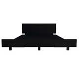 Tuhome Kaia Twin Bed Base with Integrated Headboard, Modern Supportive Platform Design, Elegant Minimalist Structure for Comfortable Rest and Stylish Bedroom Upgrades, Durable Freestanding Frame for Daily Use