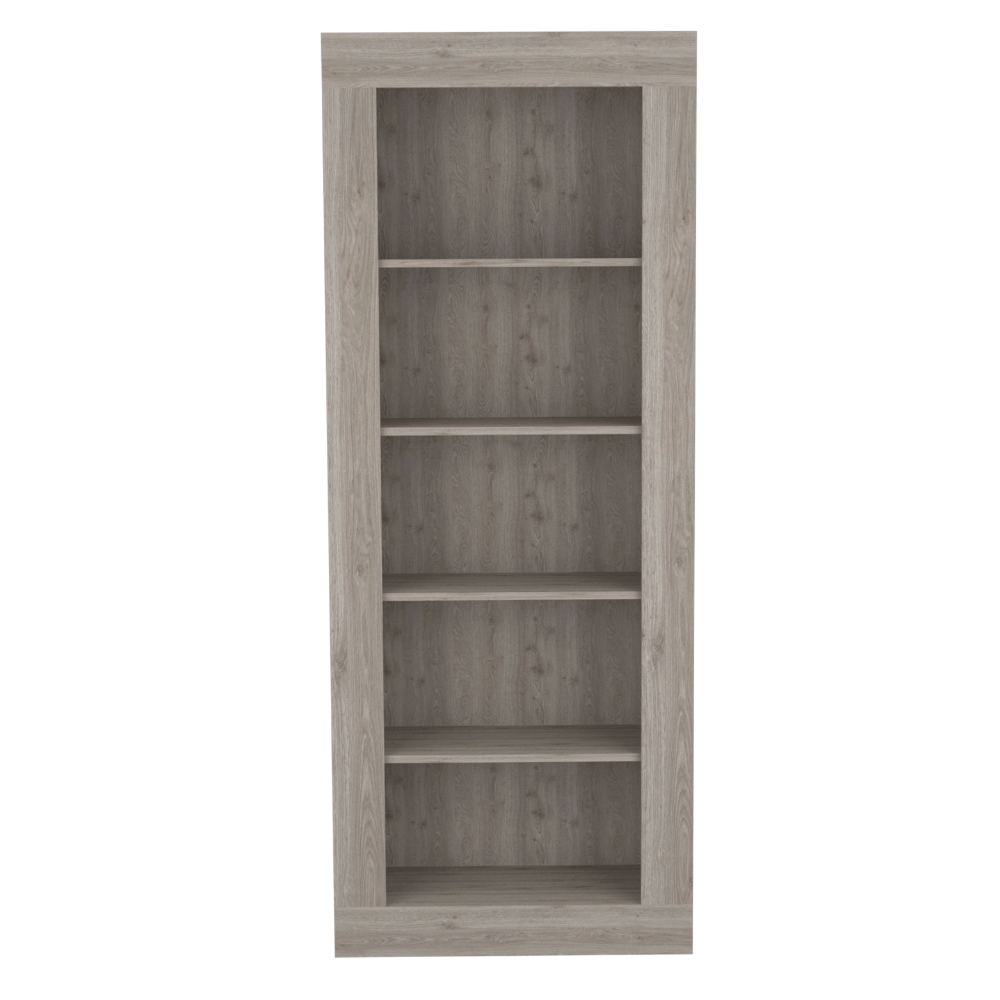 Poros Bookcase, Five Shelves, Vertical Design