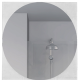 Salerno Mirror, Square Shape, Sandblasting Borders