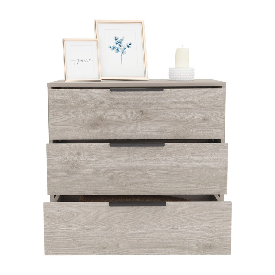 Kaia 3 Drawers Dresser, Superior Top