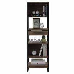 Brooklyn Bookcase, One Drawer, Five Shelves