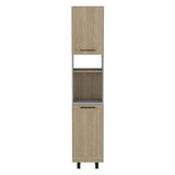 TUHOME Tall Kitchen Pantry Cabinet with Double Doors and Six Spacious Shelves for Enhanced Home Organization Featuring Modern Design, Ample Storage Capacity and Durable Engineered Wood Construction for Functional Culinary Spaces