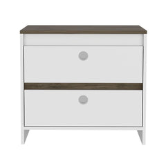 Mercury Nightstand, Two Drawers