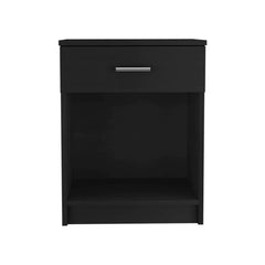 Beryl Nightstand, One Drawer, Low Shelf, Superior Top