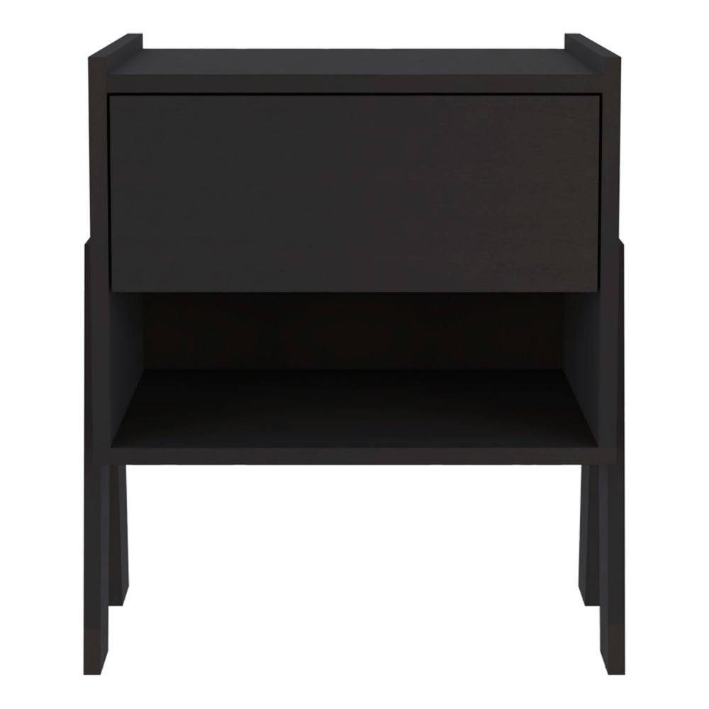 Caladium Nightstand, One Drawer, One Open Shelf