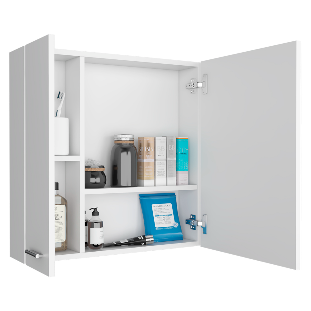 Harbor Medicine Single Door Cabinet,Four Inerior Shelves