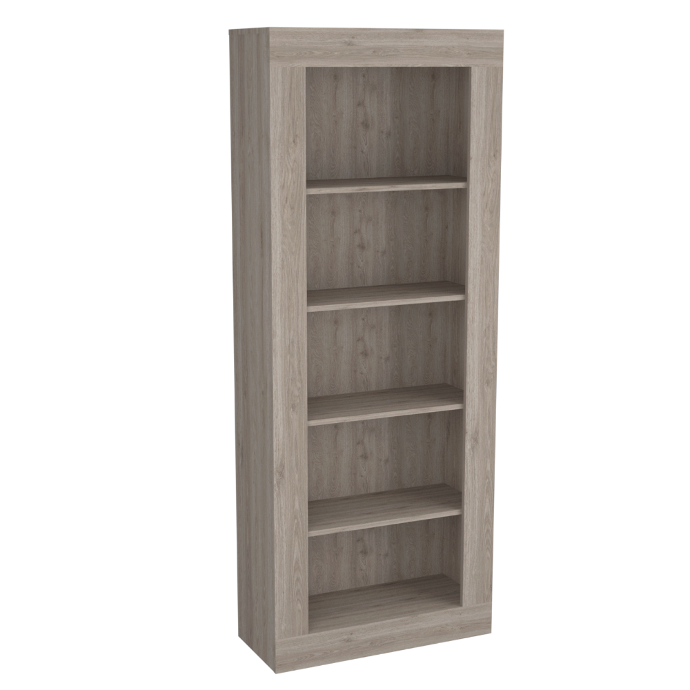 Poros Bookcase, Five Shelves, Vertical Design