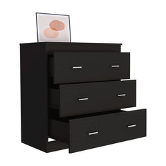 Classic Three Drawer Dresser, Superior Top, Handles