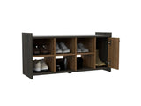 Rizzo Storage Unit With Door, Six Shoes Capacity, Six Cubbies, Door