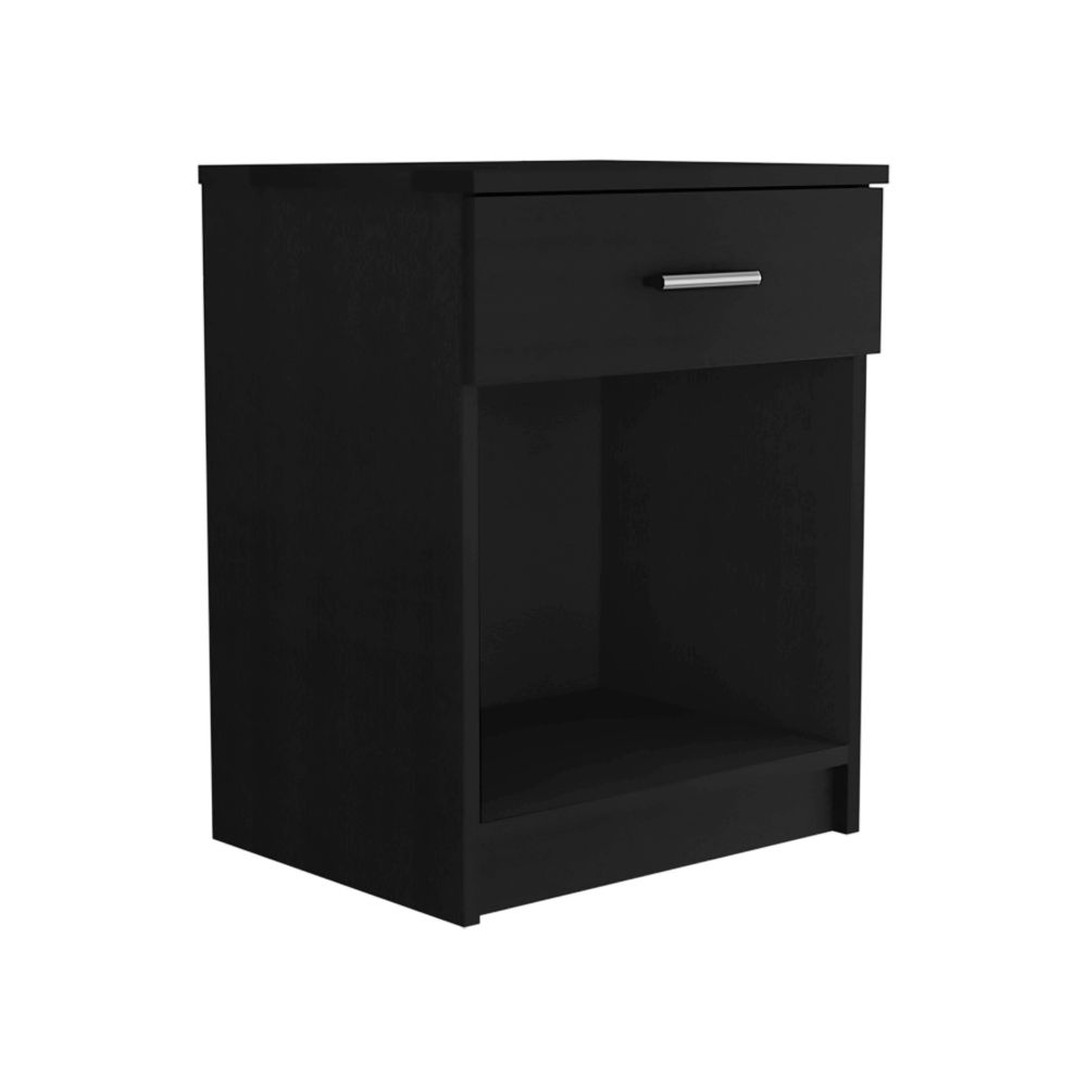 Beryl Nightstand, One Drawer, Low Shelf, Superior Top