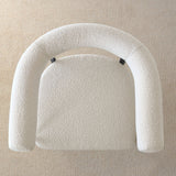 New York 24" Boucle Counter Stool with Arms (Set of 3)