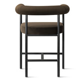 New York 24" Velvet Counter Stool with Arms (Set of 2)