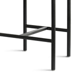 New York 24" Velvet Counter Stool with Arms (Set of 2)