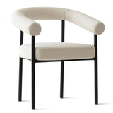 New York Modern Boucle Upholstered Dining Chair (Set of 4)
