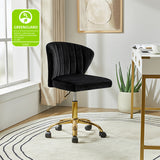 Chandra Velvet Office Chair