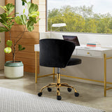 Chandra Velvet Office Chair