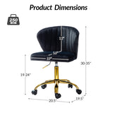 Chandra Velvet Office Chair