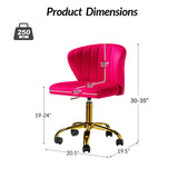 Chandra Velvet Office Chair
