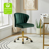 Chandra Velvet Office Chair