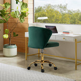 Chandra Velvet Office Chair