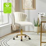 Chandra Velvet Office Chair