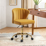 Chandra Velvet Office Chair